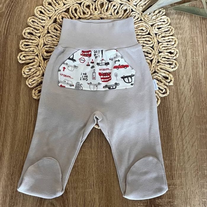 Hlače s stopalkami Beep - slika 1