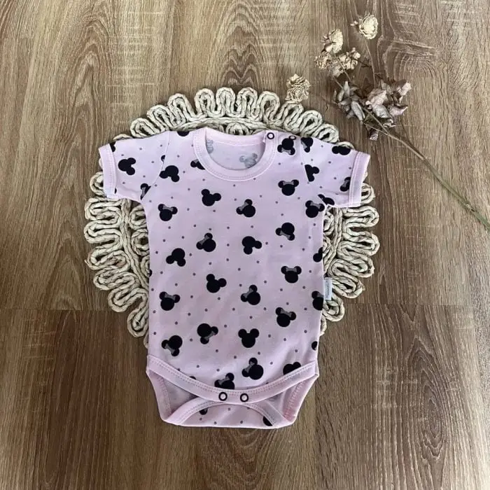 Otroški bodi kratki rokav Minnie - slika 1